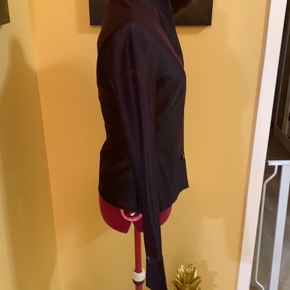 Exte Sheer button down top - Picture 6 of 13